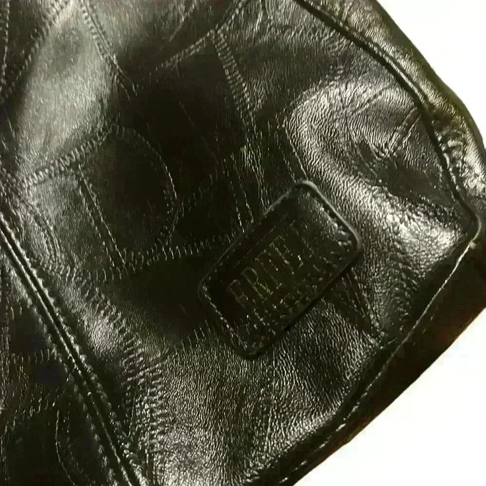 ERFEI Vegan Leather Hobo Patch Work Shoulder bag​